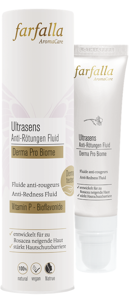 Derma Pro Biome BeautyCare Gesichtspflege - Ultrasens Anti-Rötungen Fluid, Derma Pro Biome, 30ml von Farfalla