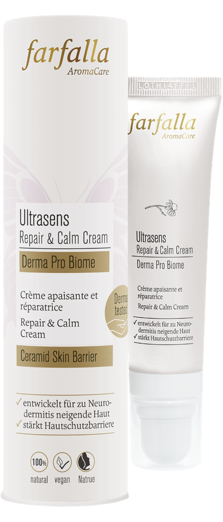 Derma Pro Biome BeautyCare Gesichtspflege - Ultrasens Repair & Calm Cream, Derma Pro Biome, 30ml von Farfalla