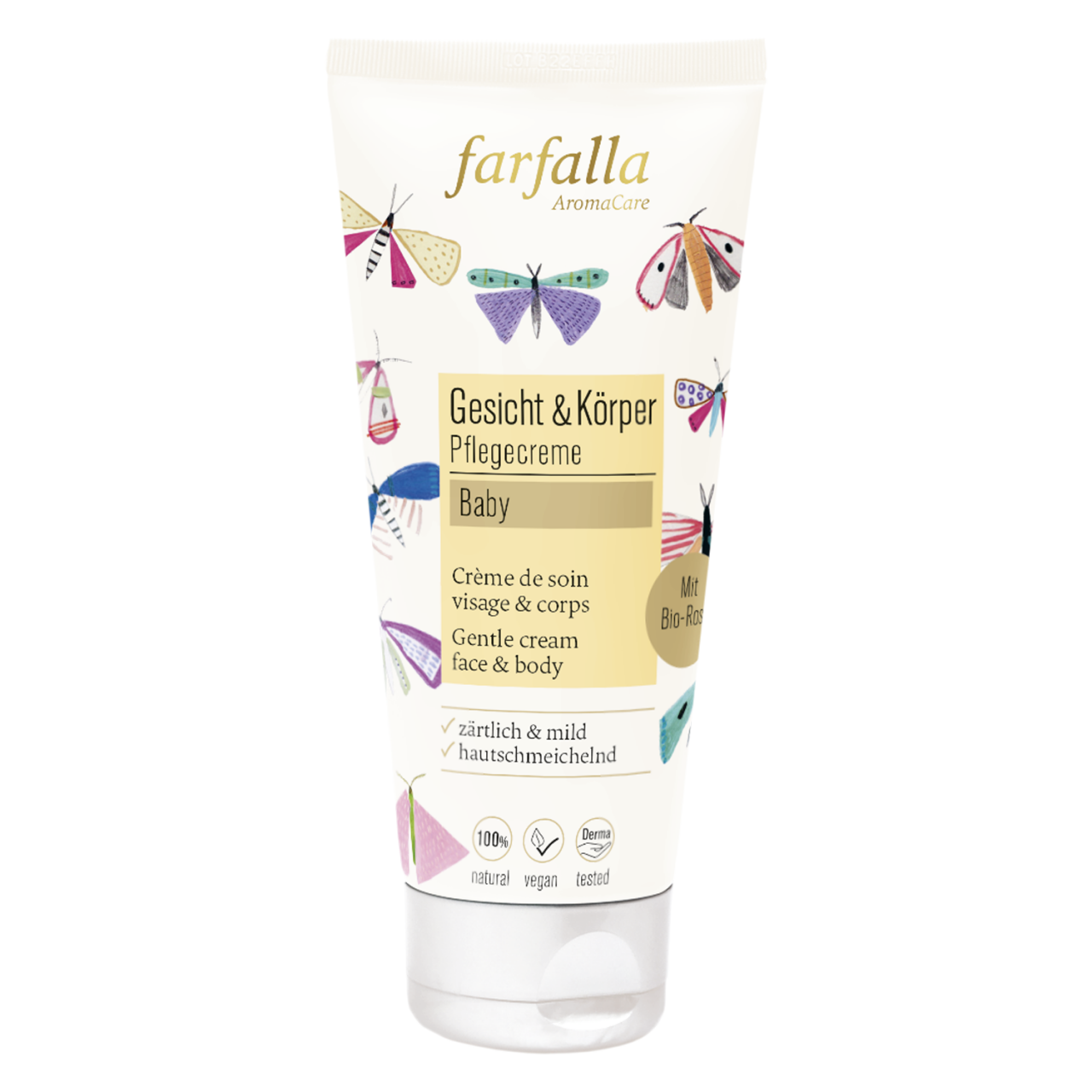 Farfalla Baby - Rose Zärtliche Pflegecreme Gesicht & Körper von Farfalla