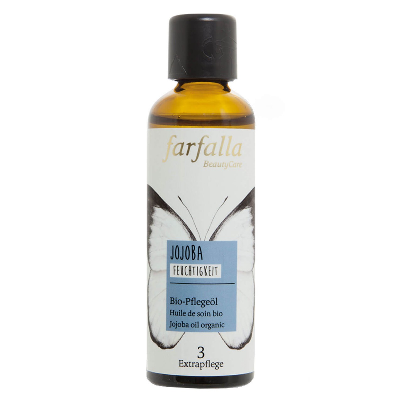 Farfalla Bio-Pflegeöl - Feuchtigkeitsspendendes Jojoba Bio-Pflegeöl von Farfalla