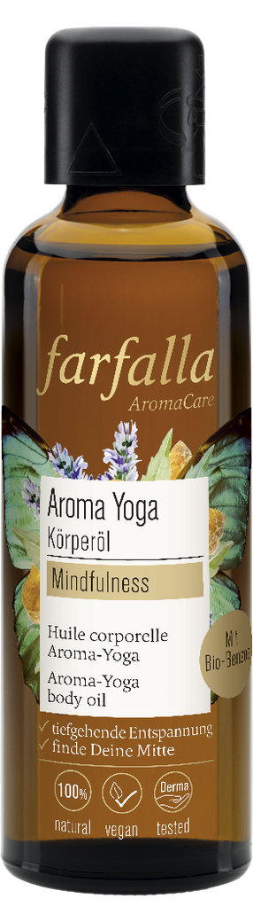 Farfalla Care - Mindfulness, aroma-yoga körperöl, 75ml von Farfalla