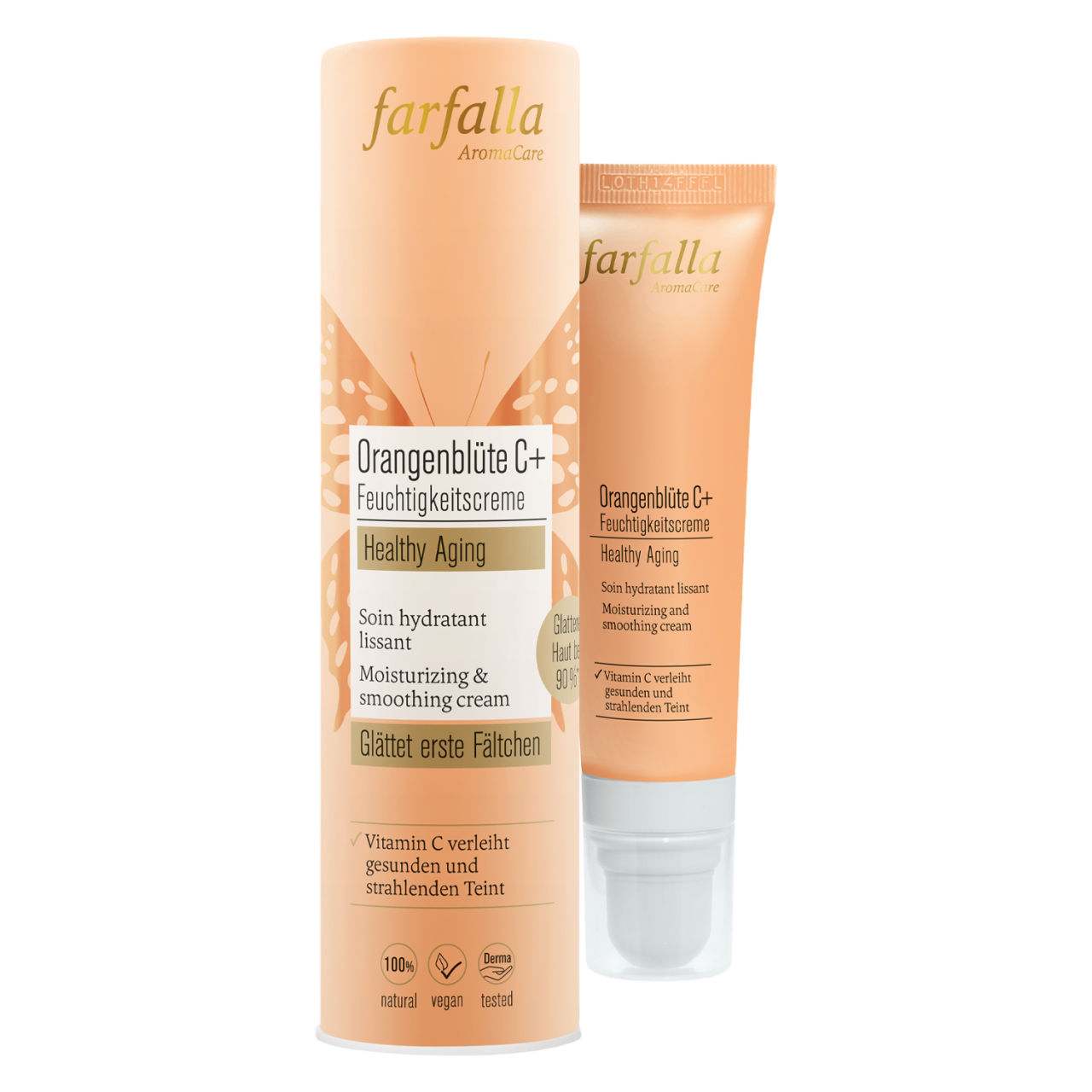 Farfalla Care - Orangenblüte C+ Feuchtigkeitscreme Healthy Aging Farfalla Care - Orangenblüte C+ Feuchtigkeitscreme Healthy Aging von Farfalla