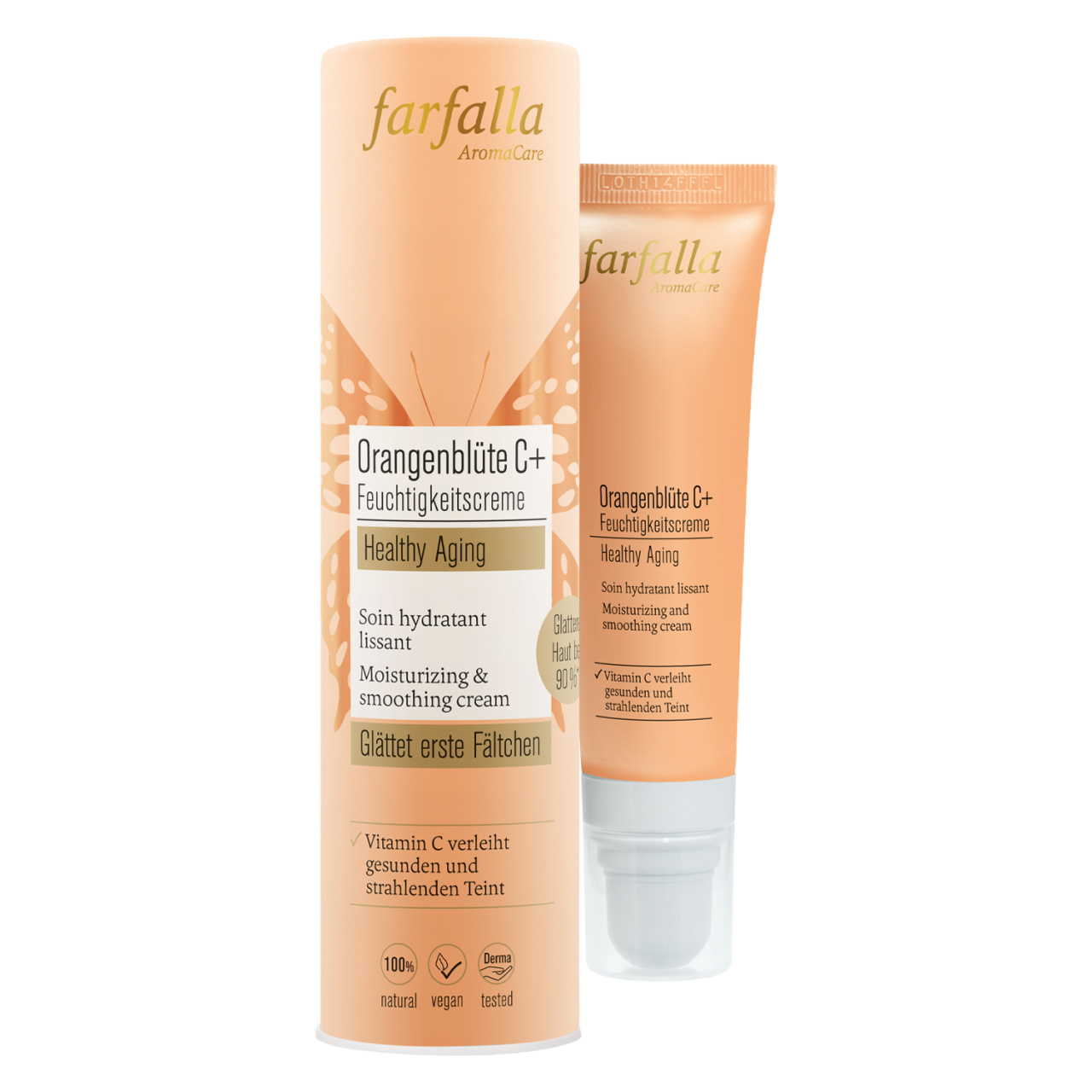 Farfalla Care - Orangenblüte C+ Feuchtigkeitscreme Healthy Aging von Farfalla