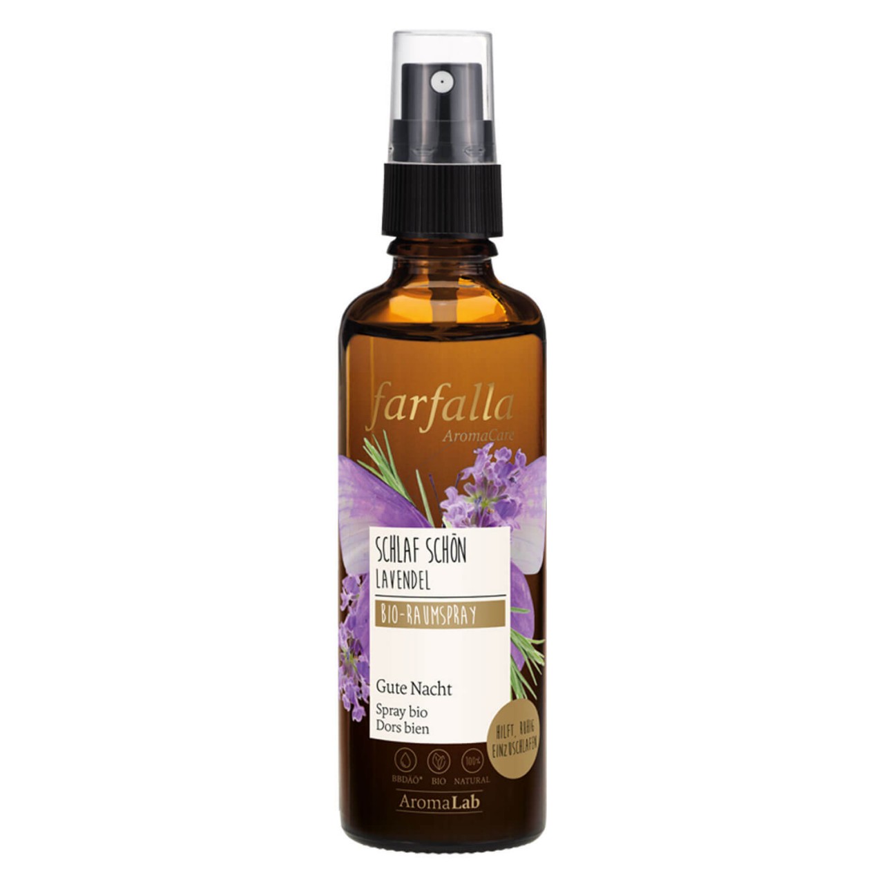 Farfalla Care - Schlaf schön - Lavendel Gute Nacht Bio-Raumspray Farfalla Care - Schlaf schön - Lavendel Gute Nacht Bio-Raumspray von Farfalla