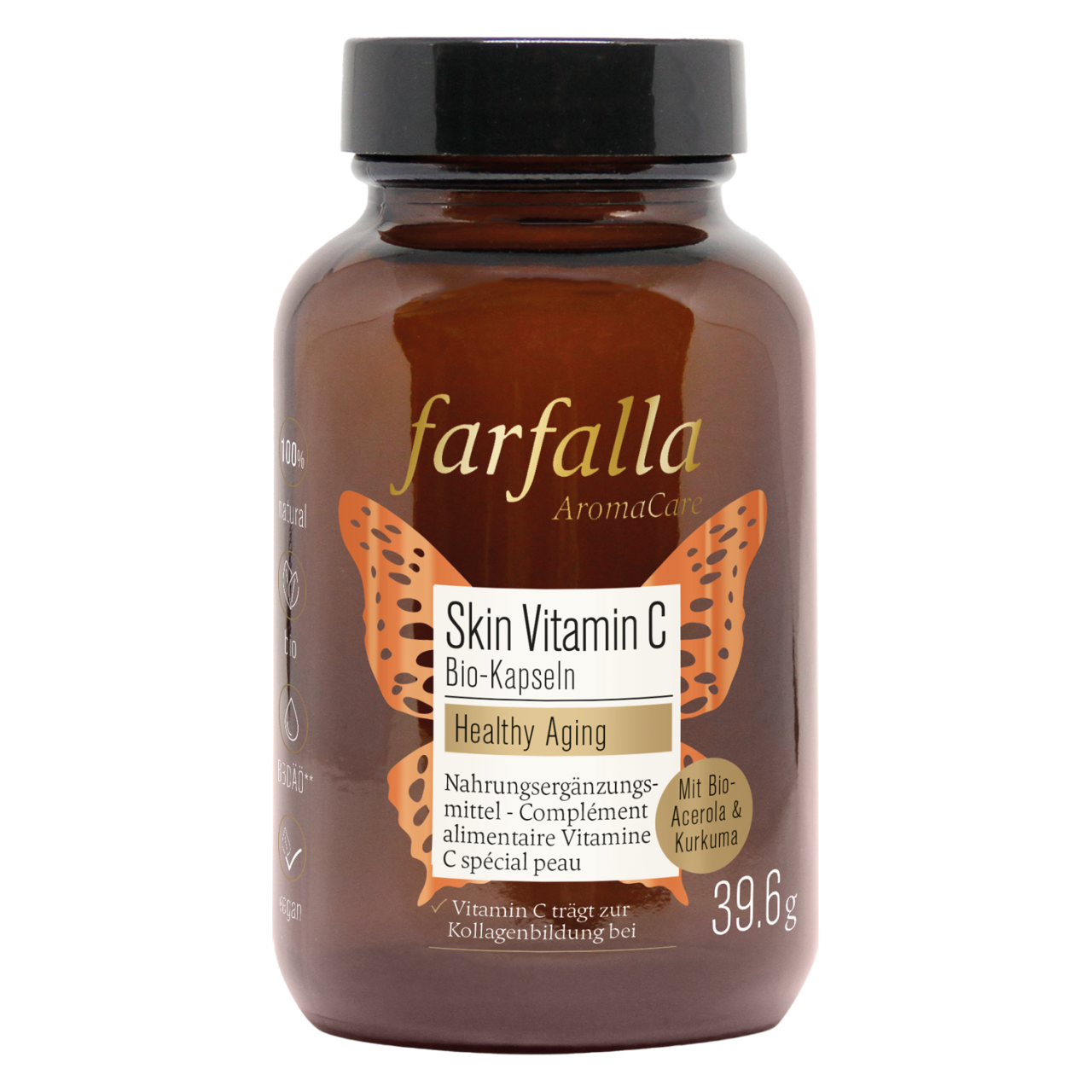 Farfalla Care - Skin Vitamin C Bio-Kapseln von Farfalla