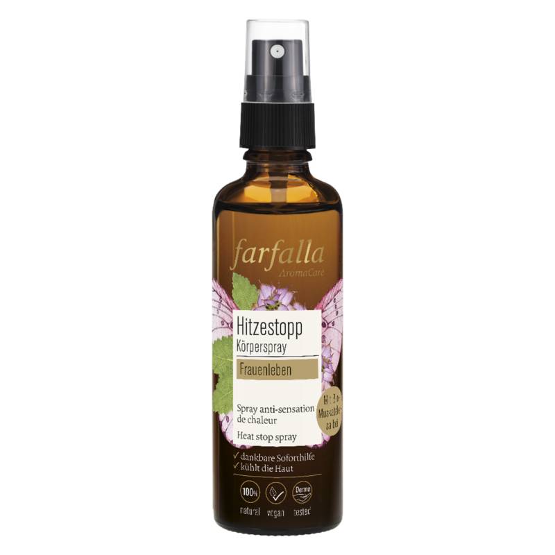 Farfalla Frauenleben - Muskatellersalbei Hitzestopp Spray von Farfalla