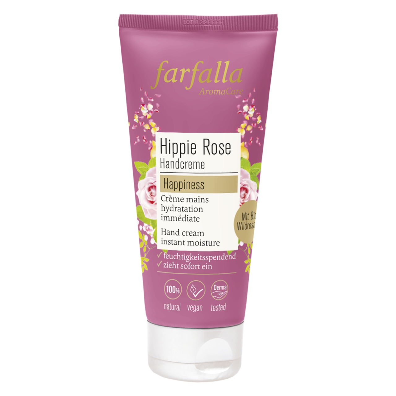 Farfalla Hippie Rose - Happiness Handcreme von Farfalla