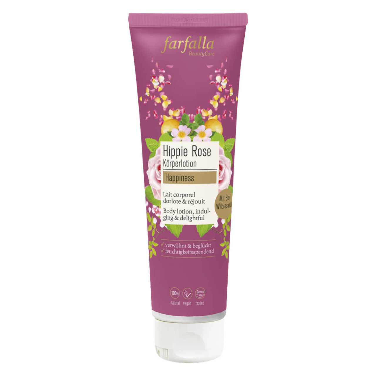 Farfalla Hippie Rose - Happiness Körperlotion von Farfalla