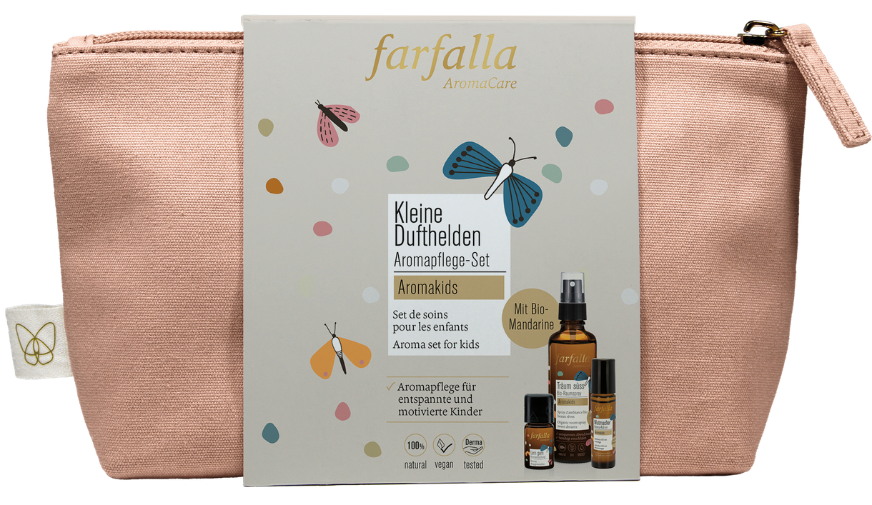 Farfalla - Kleine dufthelden aromapflege-set aromakids von Farfalla