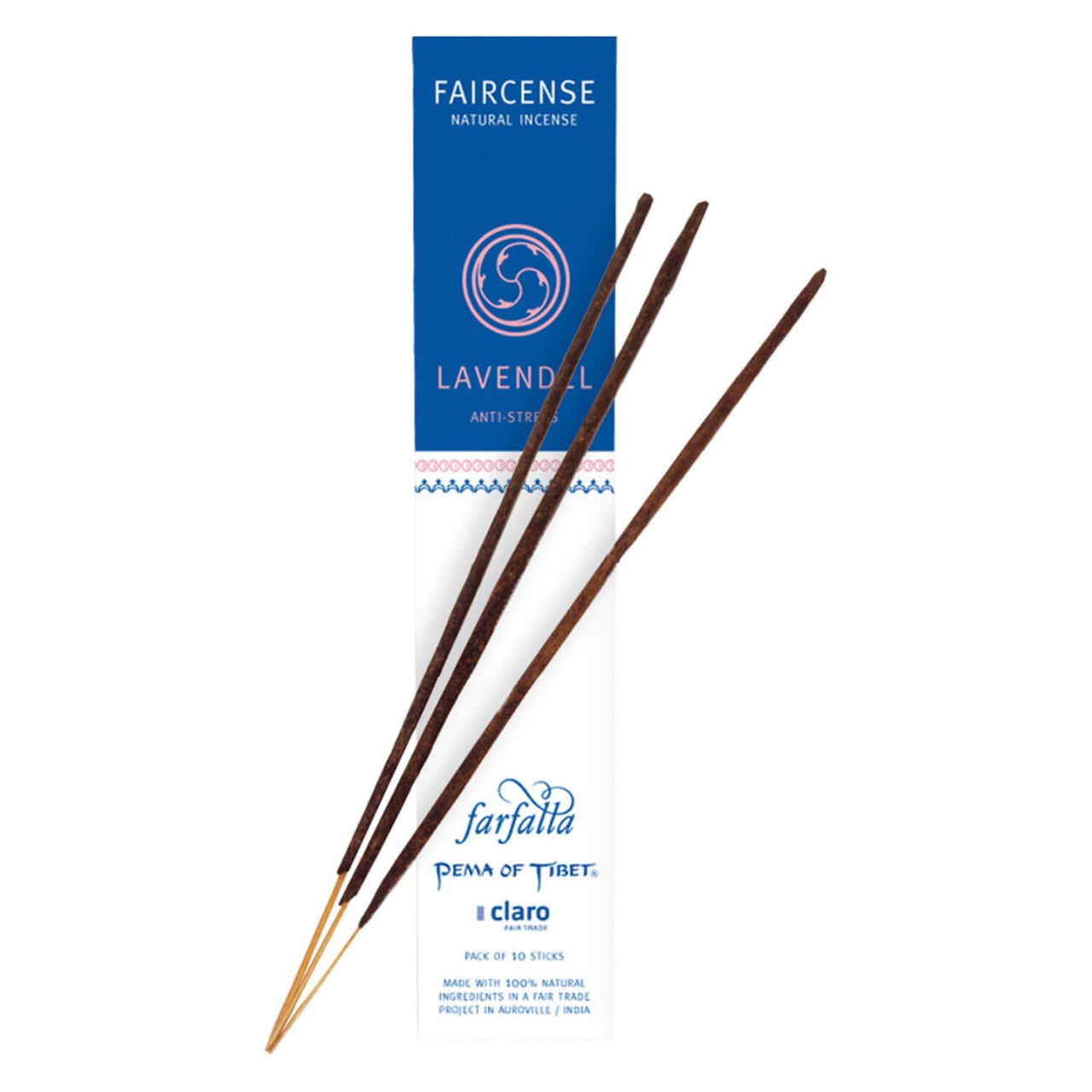 Farfalla Räucherstäbchen - Lavendel/Anti-Stress - Faircense Räucherstäbchen Farfalla Räucherstäbchen - Lavendel/Anti-Stress - Faircense Räucherstäbchen von Farfalla