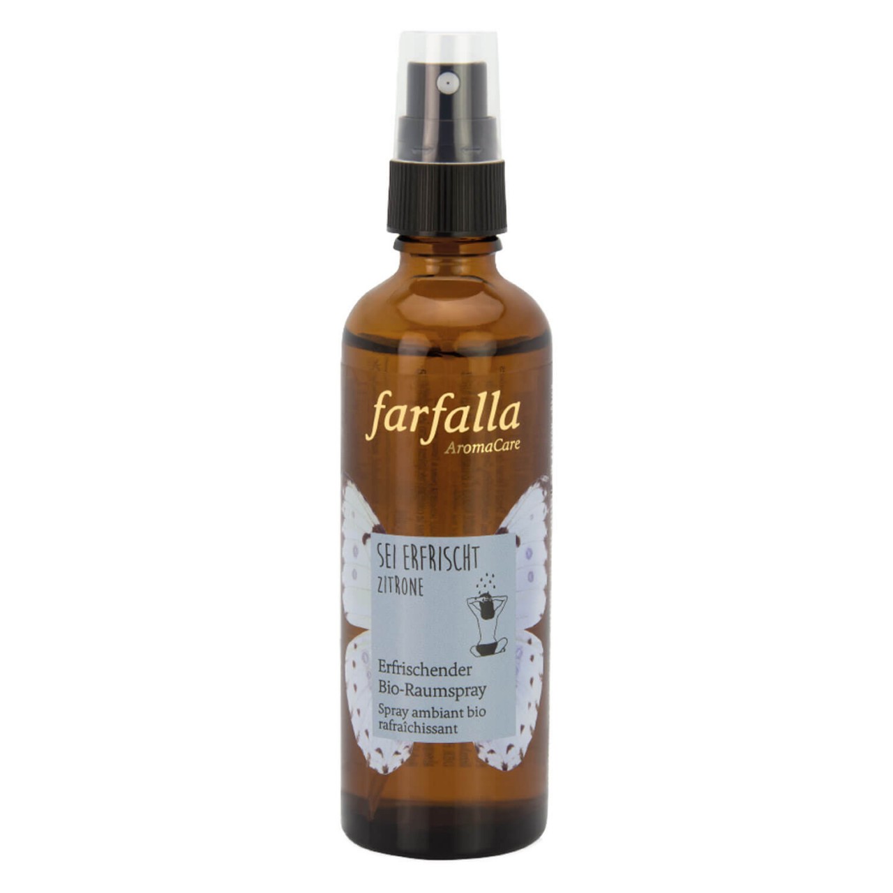 Farfalla Sei erfrischt - Zitrone Erfrischender Bio-Raumspray Farfalla Sei erfrischt - Zitrone Erfrischender Bio-Raumspray von Farfalla