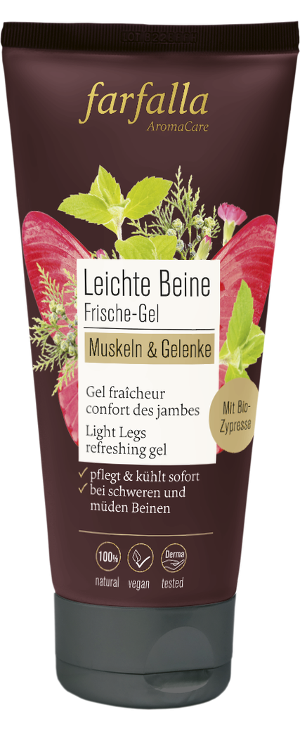 Muskeln & Gelenke - Leichte Beine Frische-Gel, 100ml Muskeln & Gelenke - Leichte Beine Frische-Gel, 100ml von Farfalla