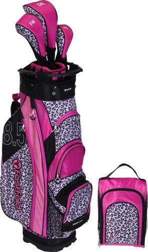 Fast Fold Cartbag LADIES pink/weiss/schwarz - animal print von Fast Fold