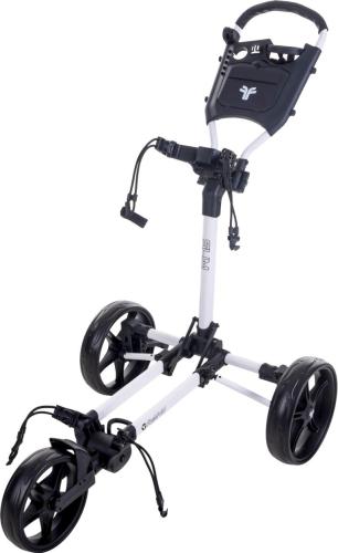 Fast Fold Pushtrolley SQUARE Slim weiss/schwarz