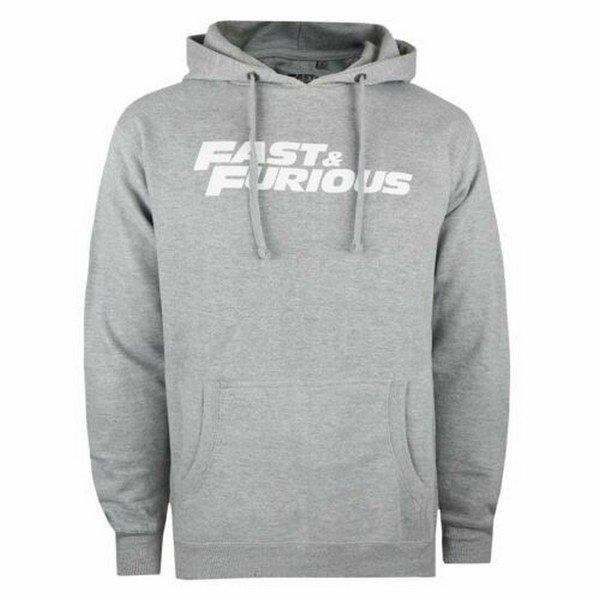 Fast & Furious - Kapuzenpullover, für Herren, Grau, Größe L von Fast & Furious