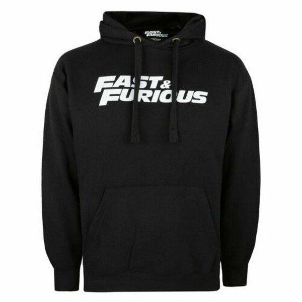 Kapuzenpullover Herren Schwarz L von Fast & Furious