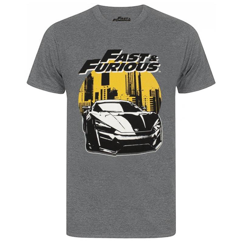 Fast & Furious - TShirt, für Herren, Charcoal Black, Größe L von Fast & Furious