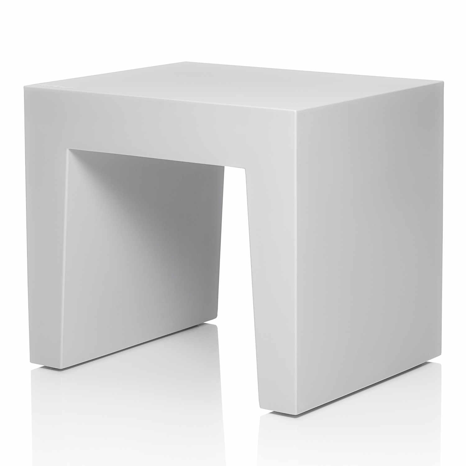 Concrete Seat Hocker/Beistelltisch, Farbe light grey von Fatboy