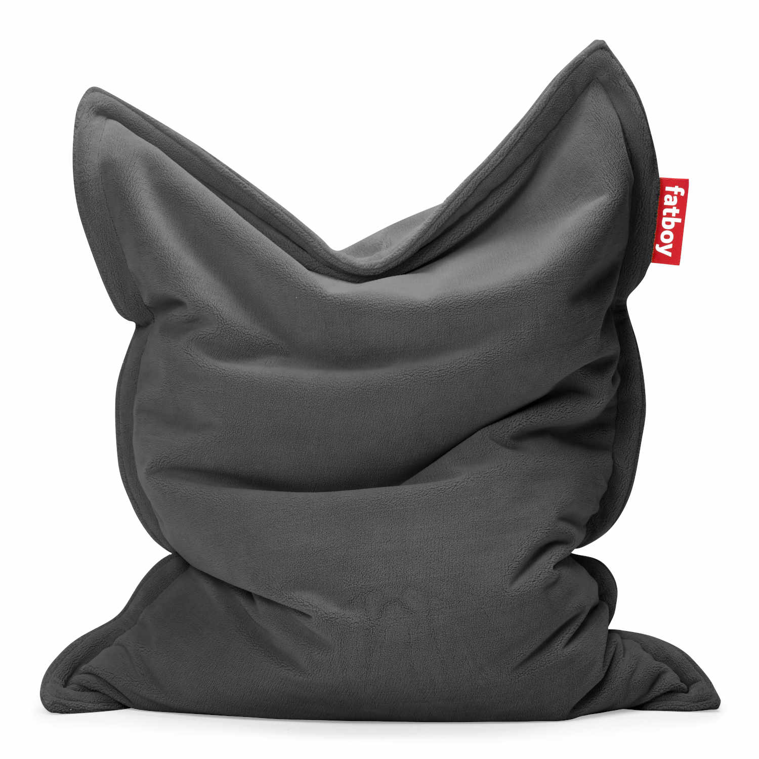 Original Slim Teddy Sitzsack, Farbe anthrazit von Fatboy