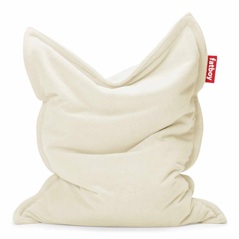 Original Slim Teddy Sitzsack, Farbe off-white von Fatboy