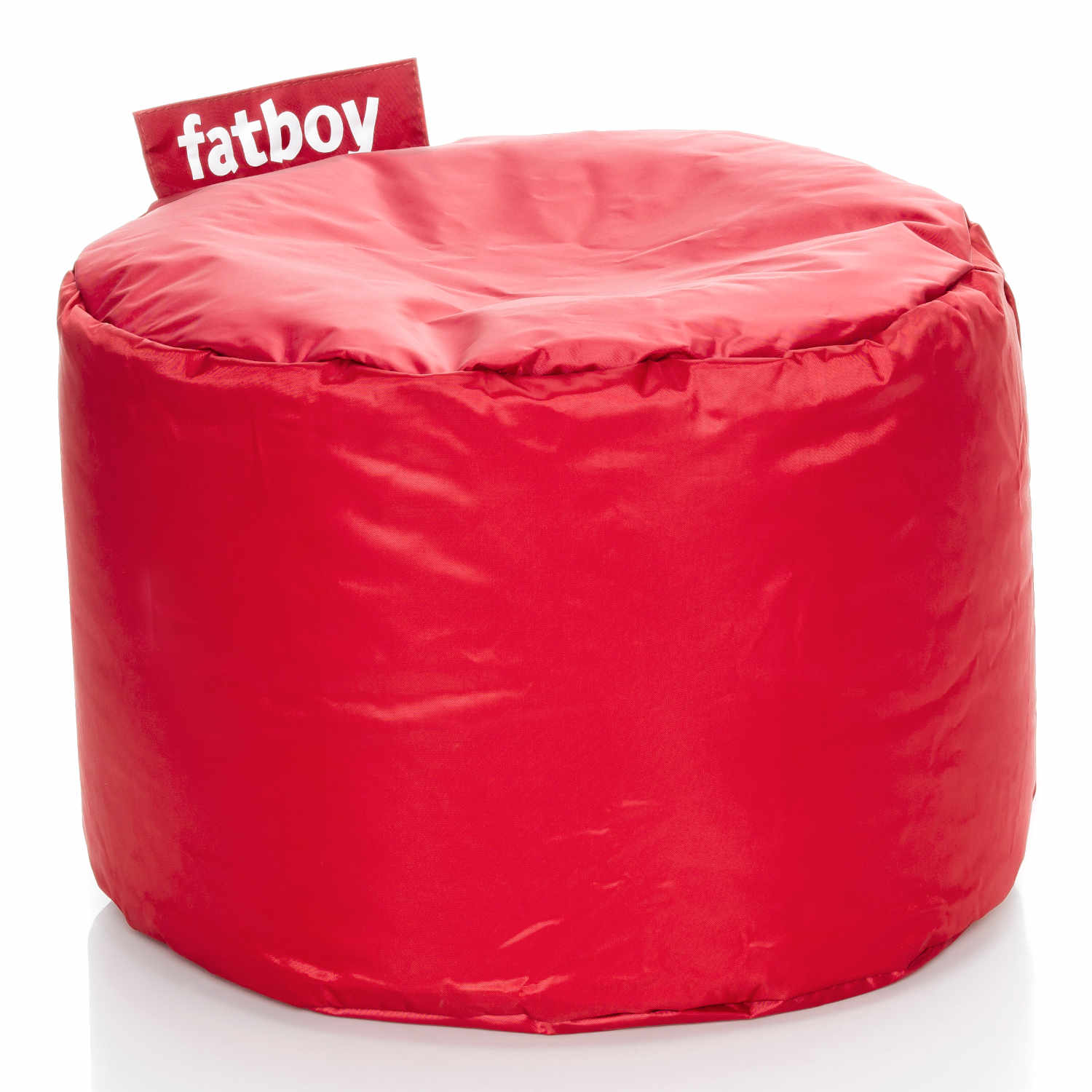 Point Nylon Pouf Hocker, Farbe rot von Fatboy