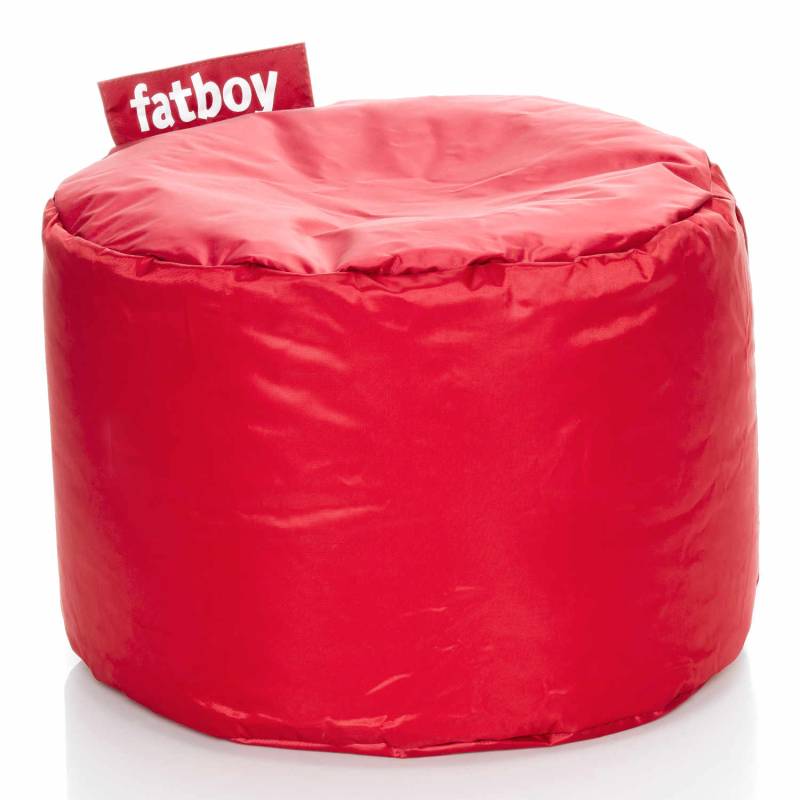 Point Nylon Pouf Hocker, Farbe rot von Fatboy