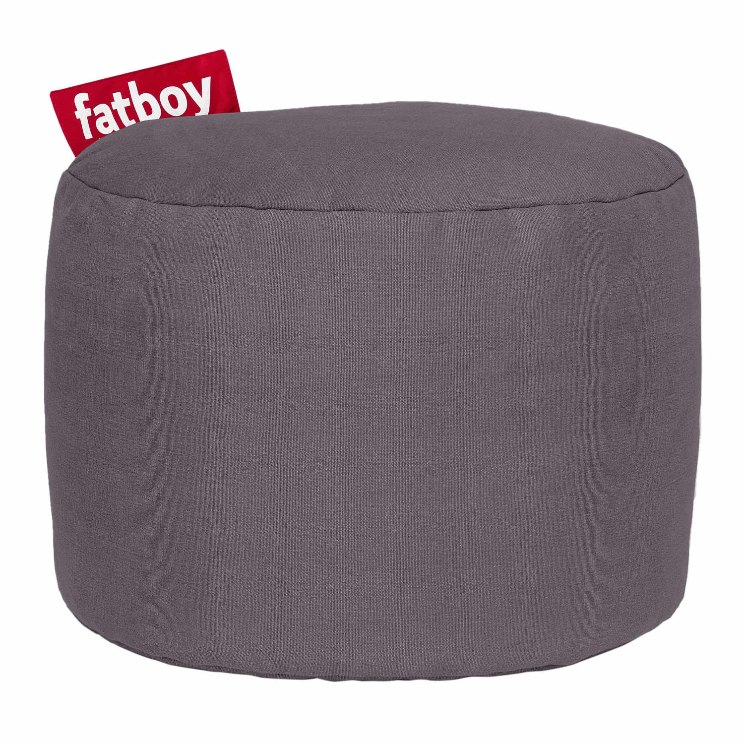 Point Stonewashed Pouf Hocker , Farbe grey von Fatboy