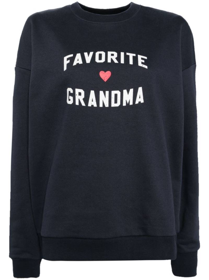 Favorite Daughter logo print sweatshirt - Blue von Favorite Daughter