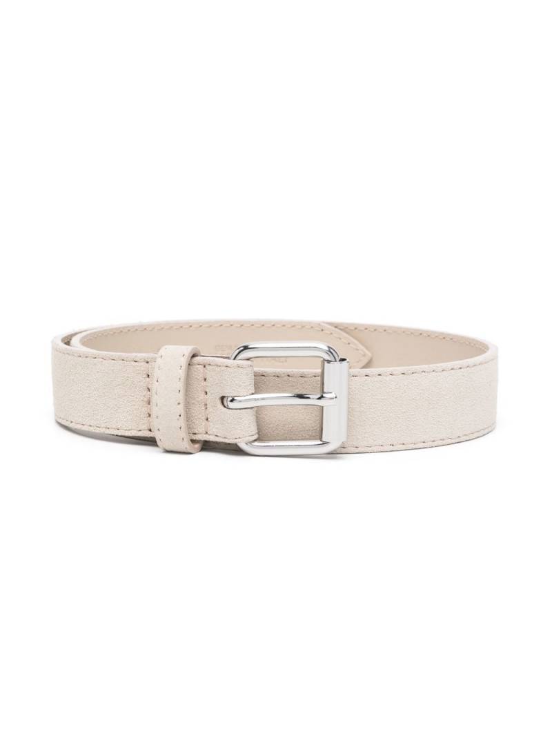 Fay Kids buckled leather belt - Neutrals von Fay Kids