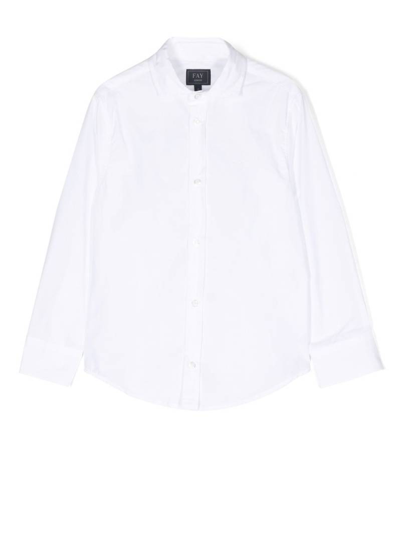 Fay Kids button-down shirt - White von Fay Kids