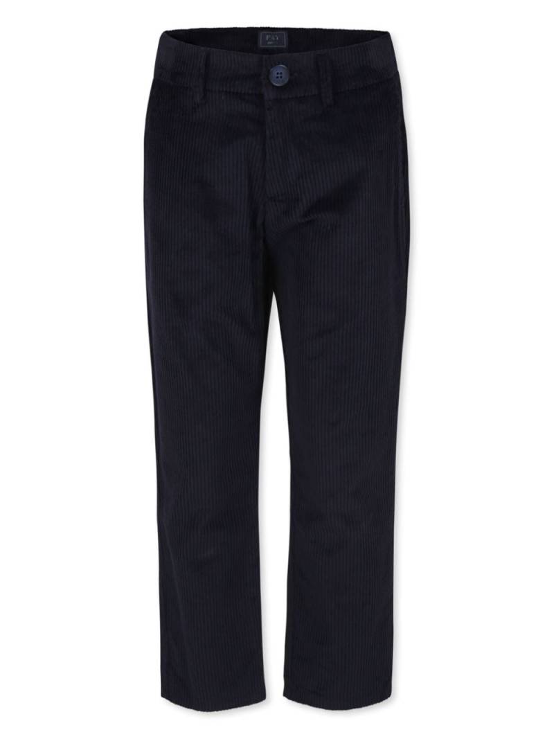 Fay Kids corduroy trousers - Blue von Fay Kids