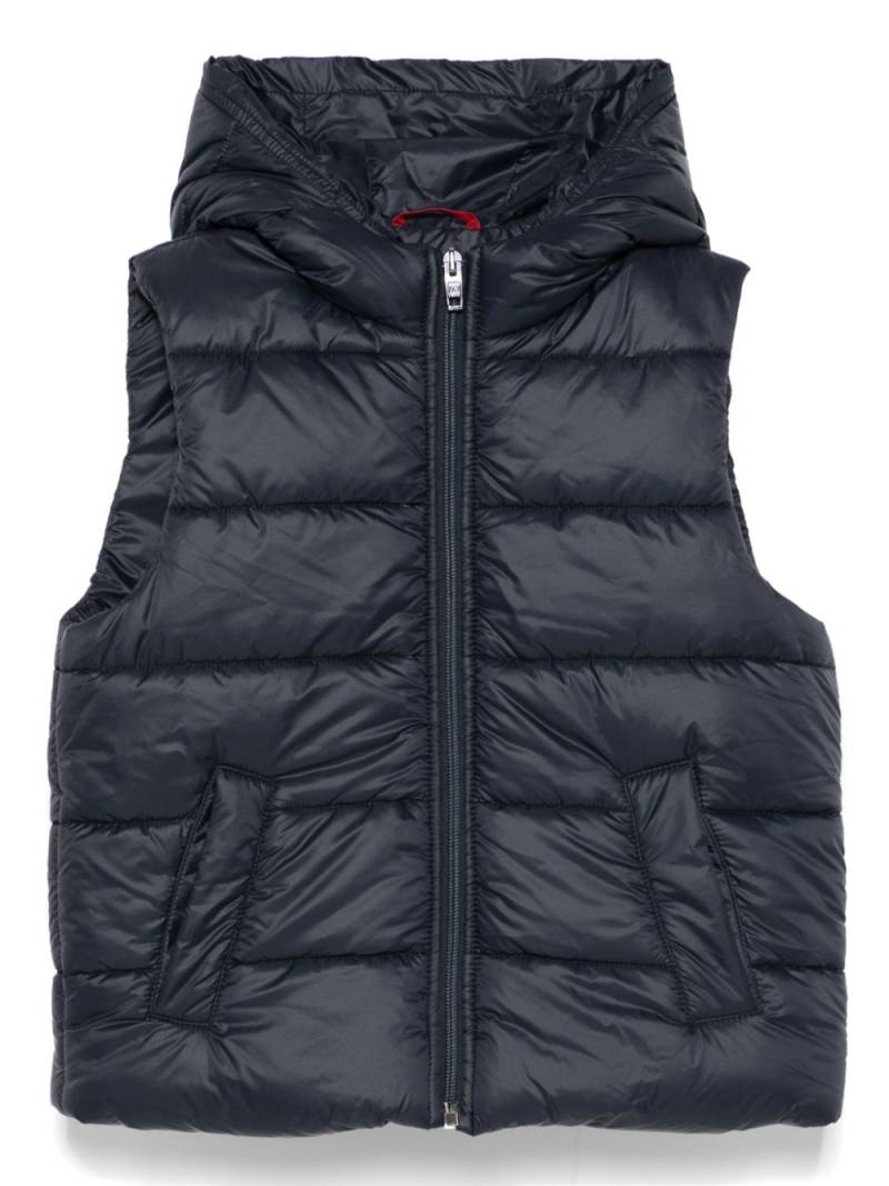 Fay Kids hooded gilet - Blue von Fay Kids