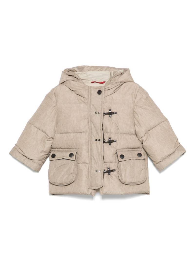 Fay Kids hooded jacket - Neutrals von Fay Kids