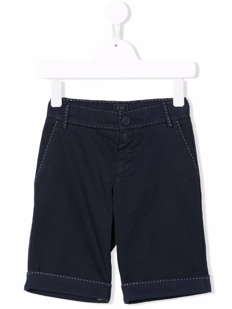 Fay Kids mid-rise bermuda shorts - Blue von Fay Kids