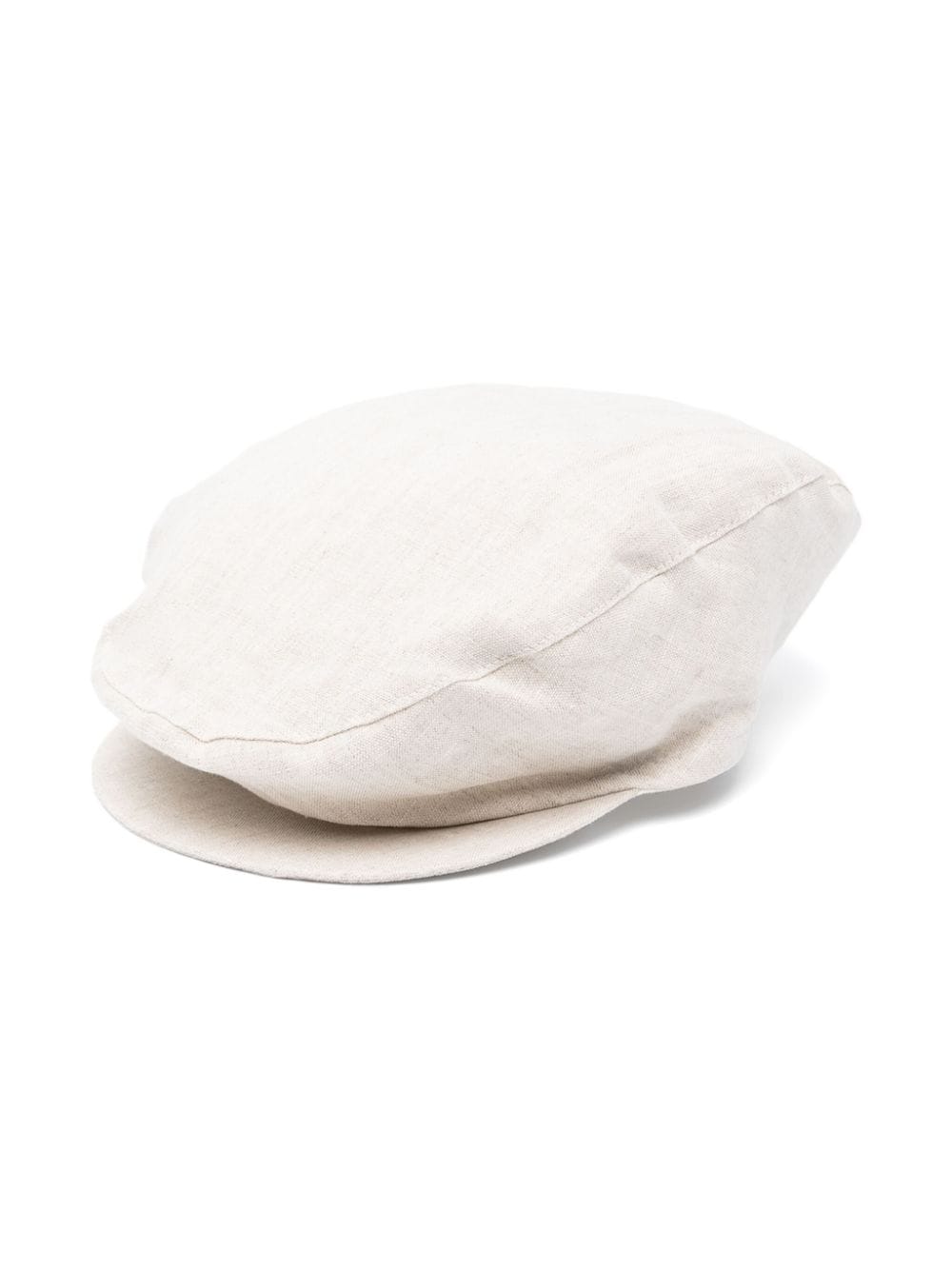 Fay Kids peaked linen beret - Neutrals von Fay Kids