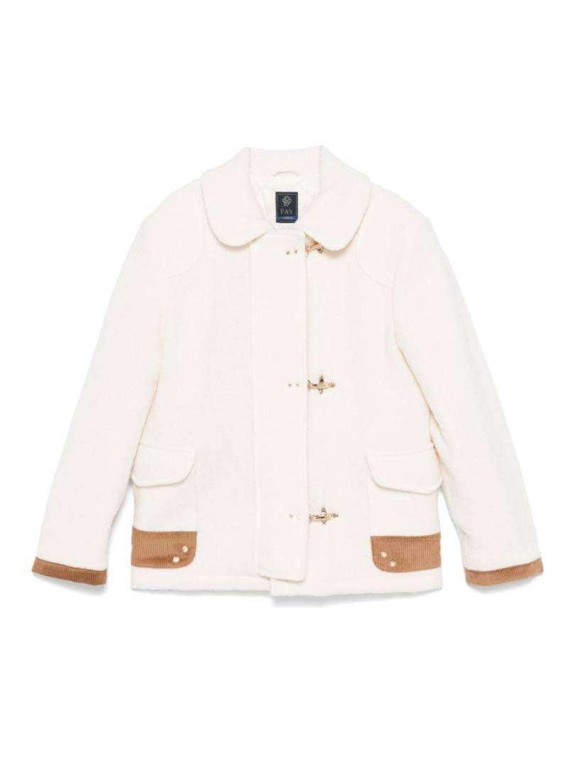 Fay Kids shearling jacket - Neutrals von Fay Kids