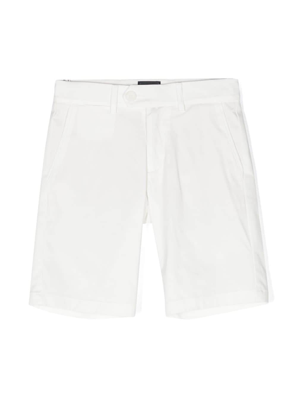 Fay Kids tailored cotton shorts - White von Fay Kids