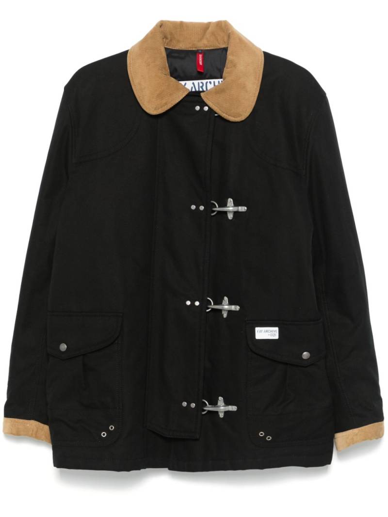 Fay 4-Ganci jacket - Black von Fay