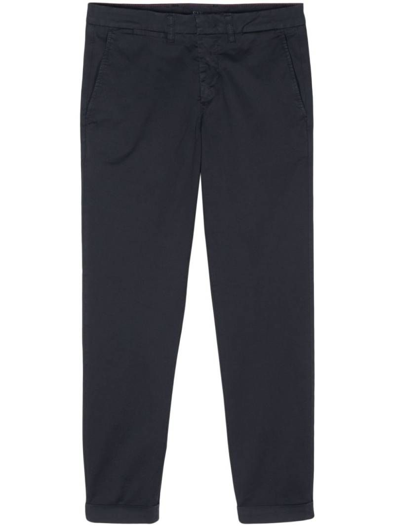 Fay Capri straight-leg trousers - Blue von Fay