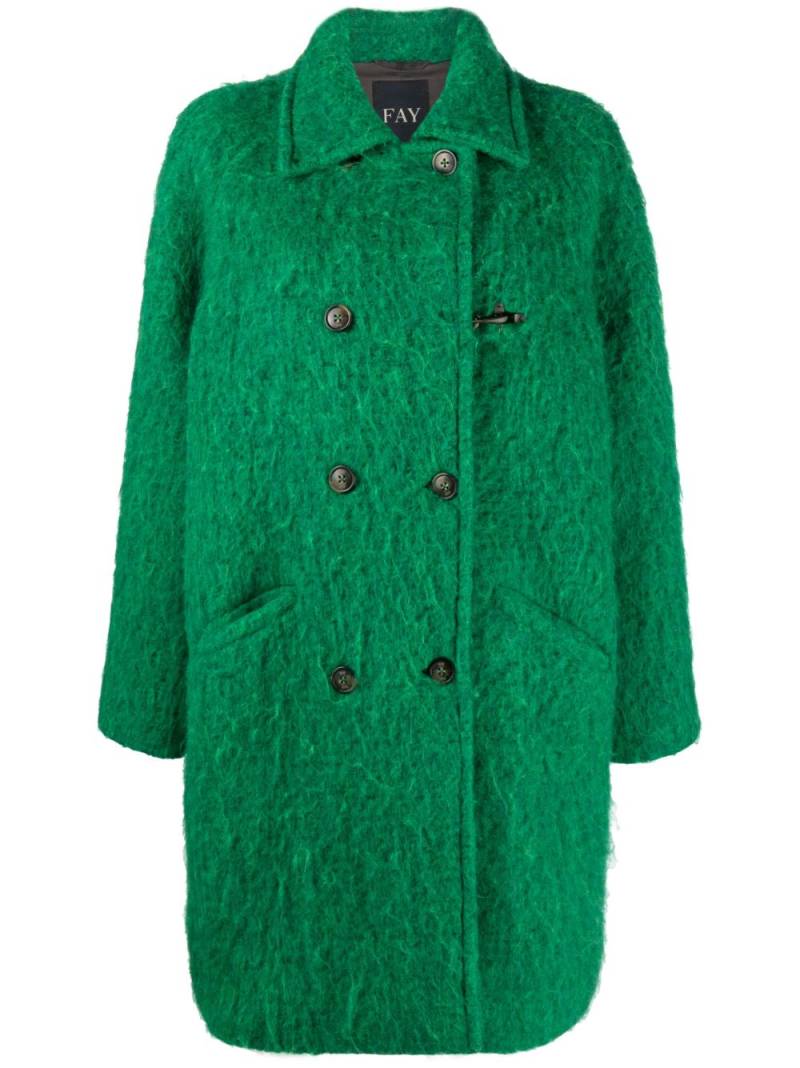 Fay Jacqueline double-breasted coat - Green von Fay