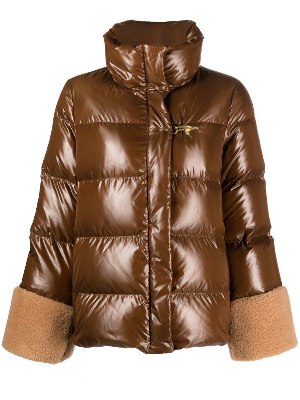 Fay Teddy puffer jacket - Brown von Fay