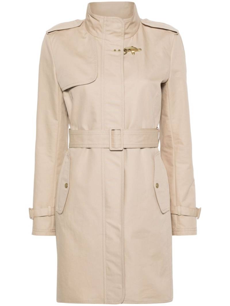 Fay Virginia cotton trench coat - Neutrals von Fay