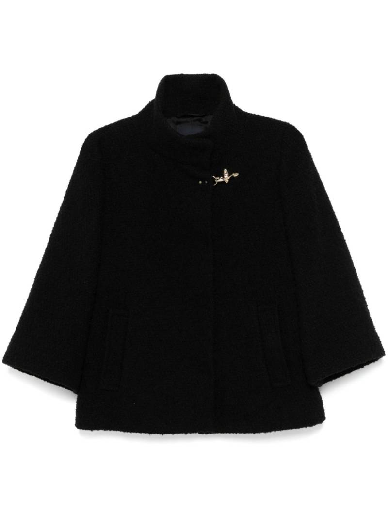 Fay bouclé jacket - Black von Fay