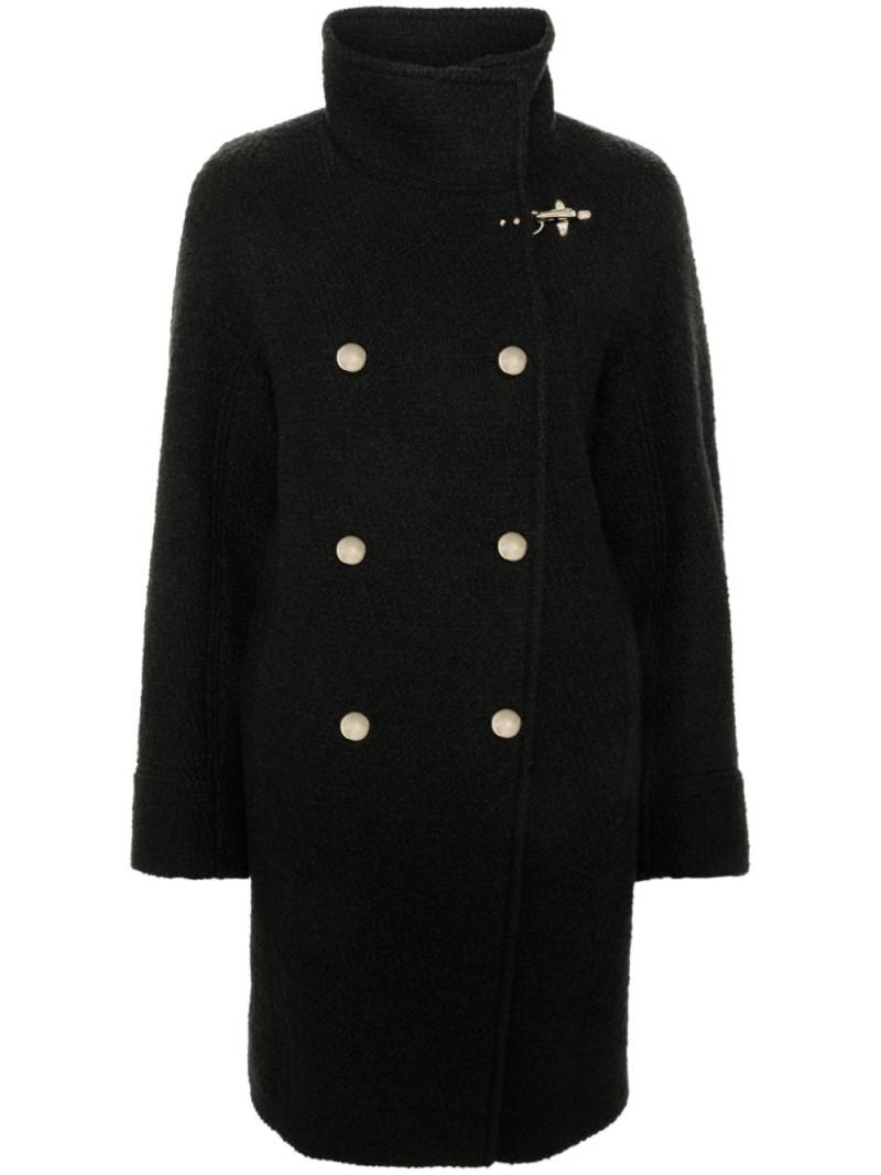 Fay double-breasted coat - Black von Fay