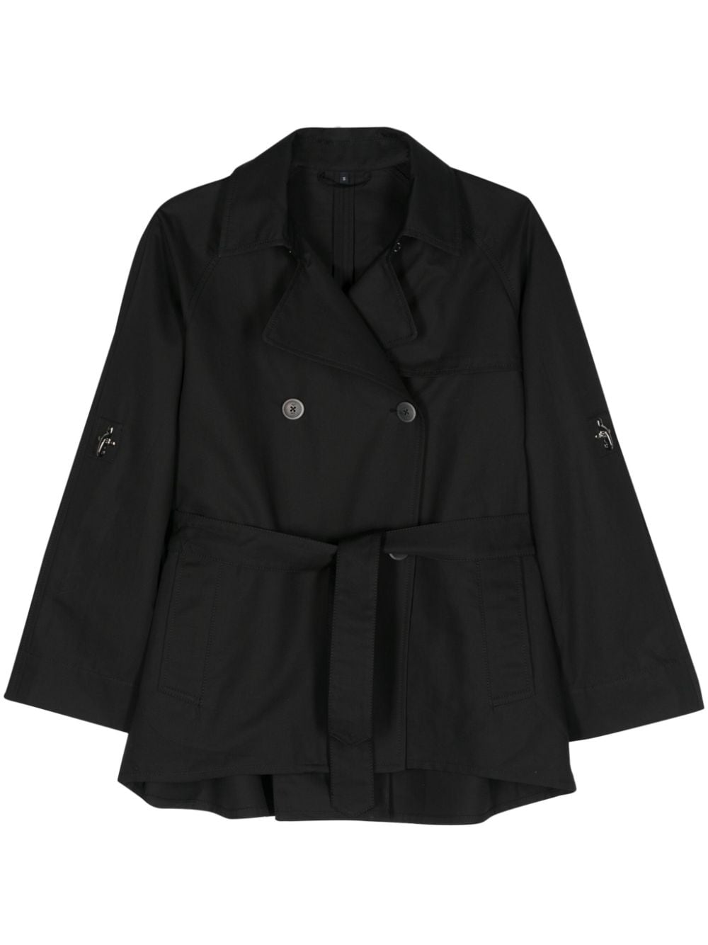 Fay double-breasted coat - Black von Fay