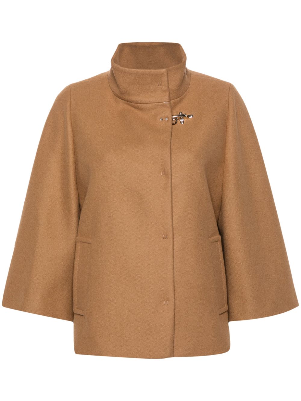 Fay felted coat - Neutrals von Fay