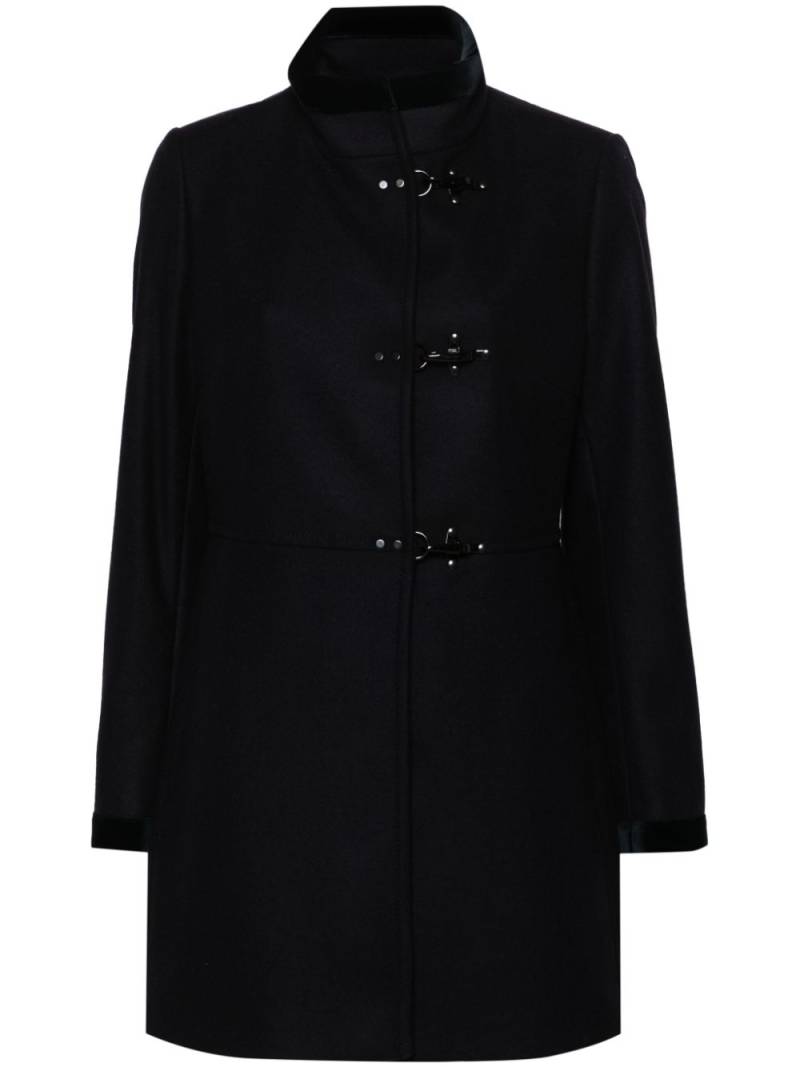 Fay high-neck jacket - Blue von Fay