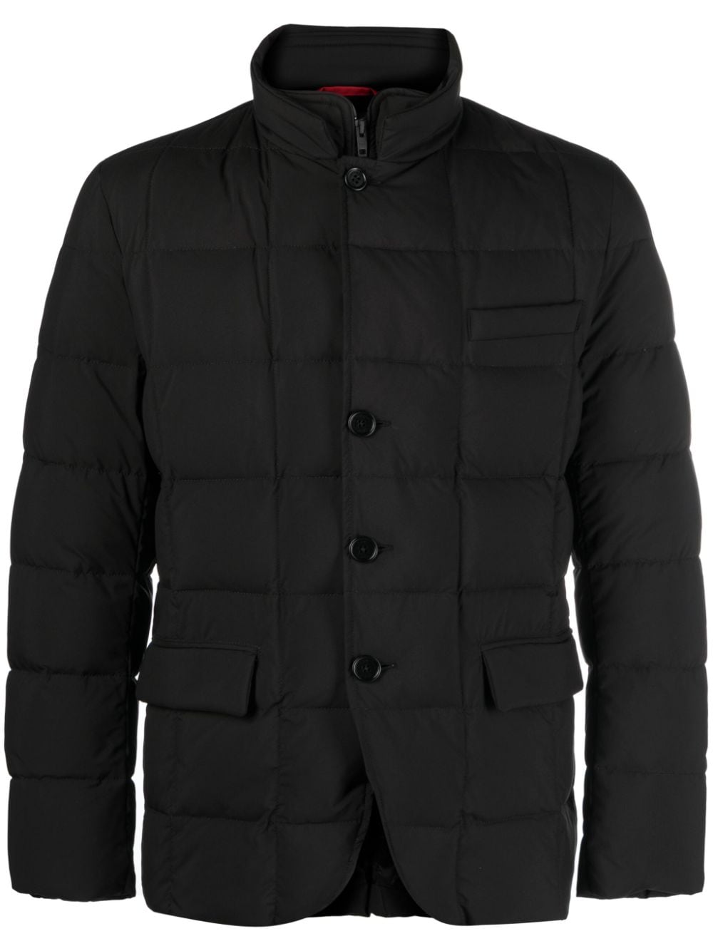 Fay high-neck padded jacket - Black von Fay