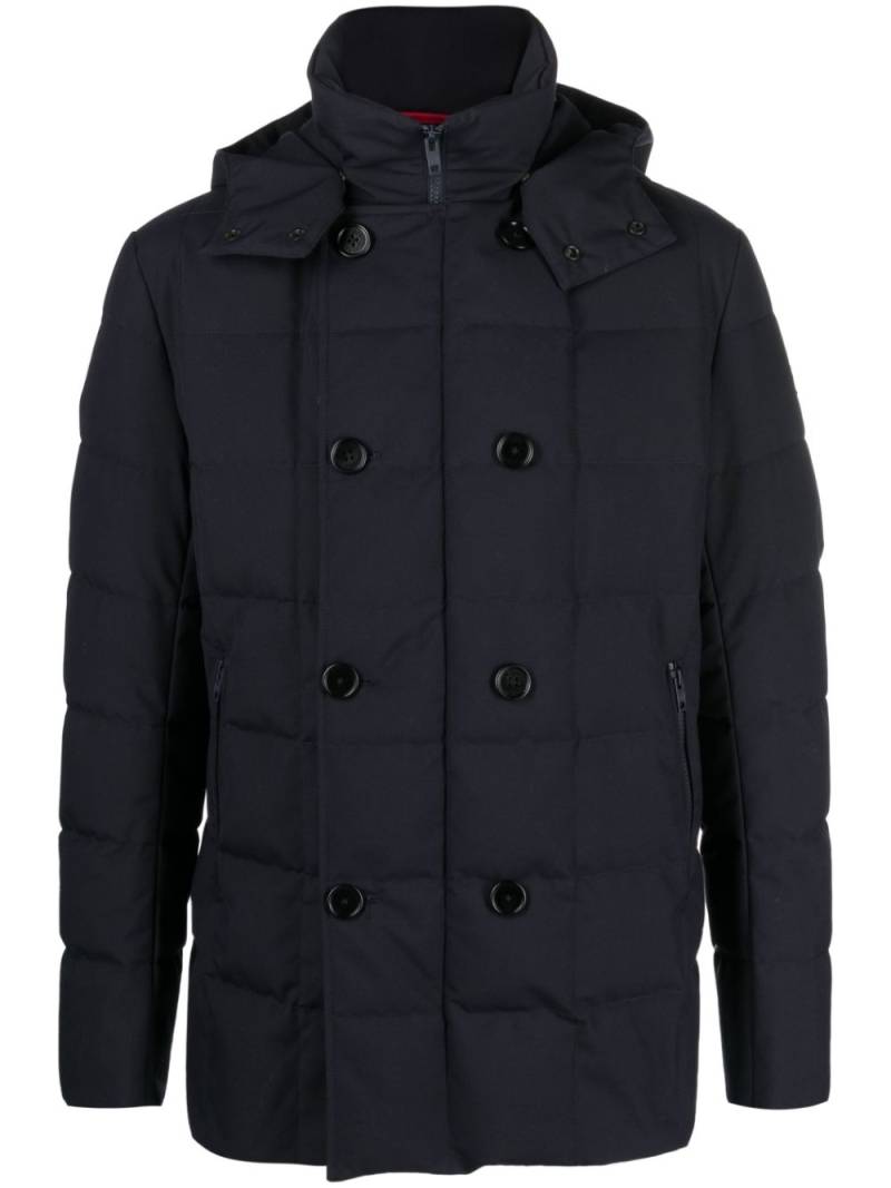 Fay hooded padded jacket - Blue von Fay