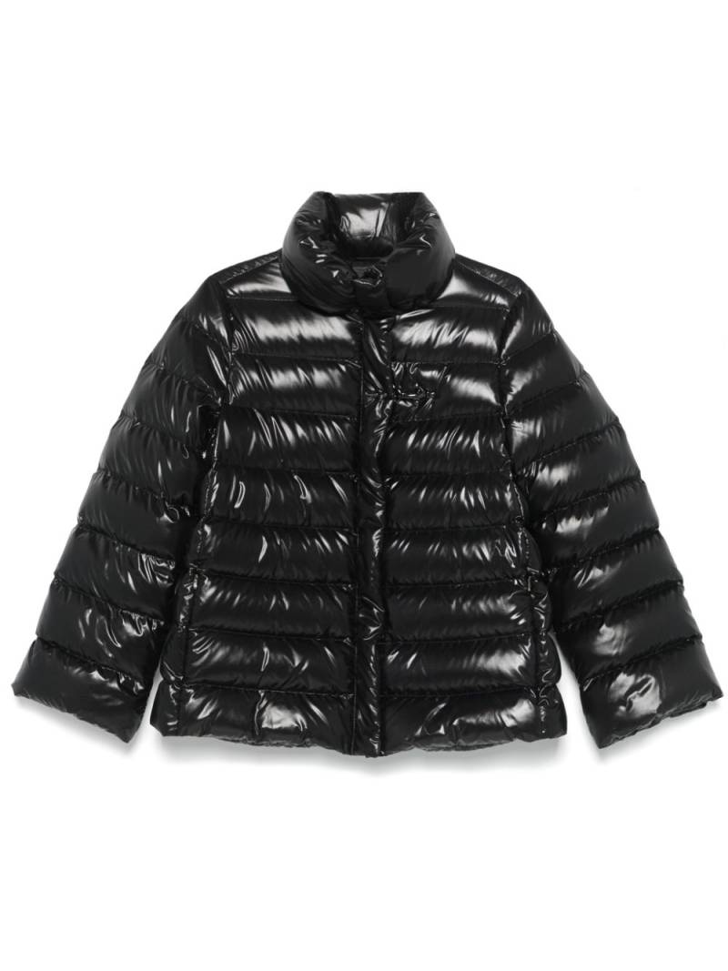 Fay hook-fastening puffer jacket - Black von Fay